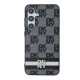 Чехол DKNY для Samsung Galaxy S24 Leather Checkered Mono Pattern, черный