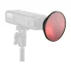 Рефлектор GODOX AD-M с цветными фильтрами для AD200 / AD200Pro, 104 мм