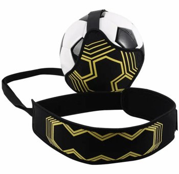 Futbola treniņu josta AG922, melna/dzeltena