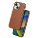 Кожаный чехол Dux Ducis Naples для iPhone 14 Plus с MagSafe, коричневый