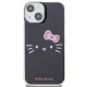 Hello Kitty iPhone 15 vāciņš IML Kitty Face, melns