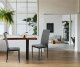 4 modernu ēdamistabas un viesistabas krēslu komplekts ModernHome, pelēks