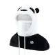 Qunature Panda slēpošanas balaklava, izmērs M, melna/balta