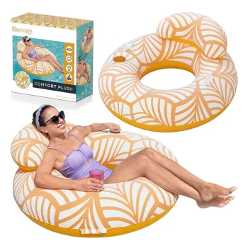 Bestway piepūšamais peldriņķis ar atzveltni 117 cm