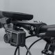 Wozinsky WUG-01B veloturētājs Garmin datoram, stūrei, kamerai, lukturim – melns