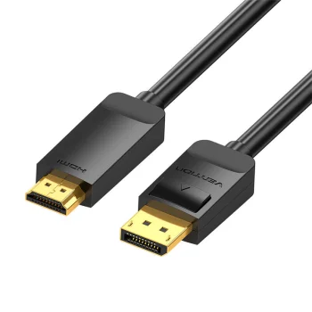 кабель 4K DisplayPort to HDMI Cable 2m Vention HAGBH (черный)