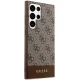 Samsung Galaxy S23 Ultra (SM-S918) Guess 4G Stripe Collection Case Cover (GUHCS23LG4GLBR), Brown | Telefona Maciņš...