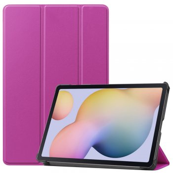 Samsung Galaxy Tab S7 (SM-T870 / T875) / S8 (SM-X700 / SM-X70) Tri-fold Stand Cover Case, Purple | Vāks Apvalks Pārvalks Grāmatiņa Planšetdatoram