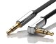 Ugreen plakanais AUX audio kabelis 3.5mm 2m, Sudraba