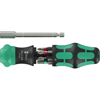Screwdriver with Ratchet and Bits Wera Kraftform Kompakt 28 RA 1