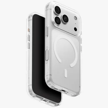 Чехол Uniq Clario Magclick для iPhone 18 Pro / 17 Pro, прозрачный
