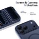 Tech-Protect Magpeak MagSafe CC vāciņš iPhone 17 Pro Max — matēts tumši zils | Phone Case Cover