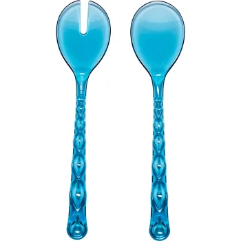 Guzzini Vanity salātu servēšanas piederumi, 27.5 x 6.3 cm, Sea Blue