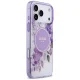 Guess IML Flower & Tonal Circle MagSafe maciņš iPhone 17 Pro Max – violets | Phone Case Cover