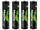 Аккумуляторные батарейки AAA Li-Ion 1.5V 660mWh с USB-C, 4 шт.