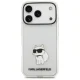 Karl Lagerfeld IML NFT Choupette vāciņš iPhone 18 Pro / 17 Pro, caurspīdīgs