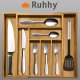Bamboo Expandable Kitchen Drawer Organizer Ruhhy