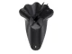 Solar LED Garden Paw Print Lights, 4 Pcs, Black