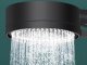 5-Function Handheld Shower Head Set with 150cm Hose and Bracket, Matte Black