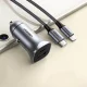 Автомобильное зарядное устройство Ugreen CD130 USB-A / USB-C 30W - серое