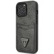 Чехол Guess 4G Triangle Logo Cardslot для iPhone 13 / 13 Pro, черный
