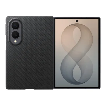 Samsung Carbon Magnet Case for Samsung Galaxy Z Fold 8 with MagSafe and 2 Films, Black