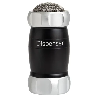 Kaisītājs miltiem un pūdercukuram Marcato Dispenser, melns / sudraba