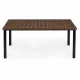 Multigarden Liels dārza galds 180x90 cm brūns