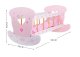 Rotaļu Spēļu Leļļu Koka Gultiņa Šūpulītis + Piederumi | Toy Wooden Doll Bed Rocking Crib Cot Cradle