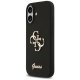 Guess Silicone Big 4G Script vāciņš iPhone 17 – Melns | Phone Case Cover