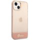 Чехол Guess Translucent для iPhone 14 Plus, розовый