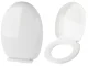 Universal Soft-Close Toilet Seat, White