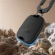 Aizsargvāciņš Tech-Protect Velar Apple AirTag 1 / 2 ar karabīni, melns