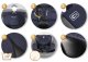 Nukido Aero Line bērnu autosēdeklītis 0-36 kg Isofix, melns/tumši zils