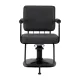 Frizieru krēsls Gabbiano Katania Loft Old Leather Melns