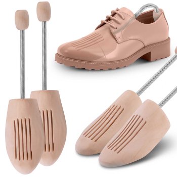 Massido Wooden Spring Shoe Trees, Size 36/37, 1 Pair