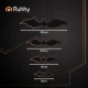 3D наклейки летучие мыши Ruhhy, 56 шт., черные