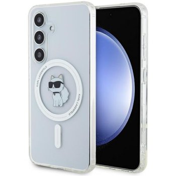Karl Lagerfeld IML Choupette MagSafe vāciņš Samsung Galaxy S24, caurspīdīgs