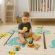 Детский складной развивающий коврик Ecotoys двухсторонний, 200x150 см
