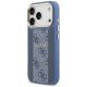 Guess 4G Stripe MagSafe vāciņš iPhone 17 Pro - zils | Phone Case Cover Blue