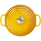 Le Creuset Signature apaļš čuguna sautējamais katls 24 cm, 4.2 l, dzeltens