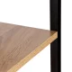 Loft stila plaukts ar metāla rāmi un 3 plauktiem ModernHome