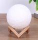 Cold White Moon Decorative Night LED Lamp 3D Moon with Remote Control 8 cm, RGB