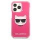 Apple iPhone 13 Pro 6.1\'\' Karl Lagerfeld Choupette Head Case Cover, Fuchsia | Чехол Кейс Бампер...