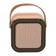 Karaoke set with portable Bluetooth speaker and microphone, USB, LED, pink