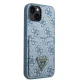 Apple iPhone 13 mini 5.4\'\' Guess 4G Triangle Logo Cardslot Case Cover, Blue | Чехол Кейс Бампер...
