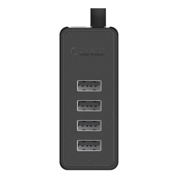 USB-концентратор Orico W5P-100 на 4 порта USB 2.0, черный