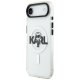 Karl Lagerfeld IML Karl Sketch Logo MagSafe vāciņš iPhone 17 Air, caurspīdīgs