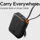 Spigen Essential EA3010BT 10000 mAh 30W portatīvais lādētājs - Melns | Power Bank Black