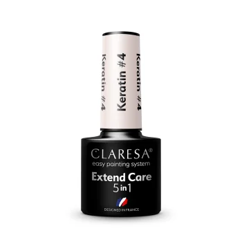 Claresa Extend Care 5 in 1 Keratin #4 hibrīda bāze nagiem 5g